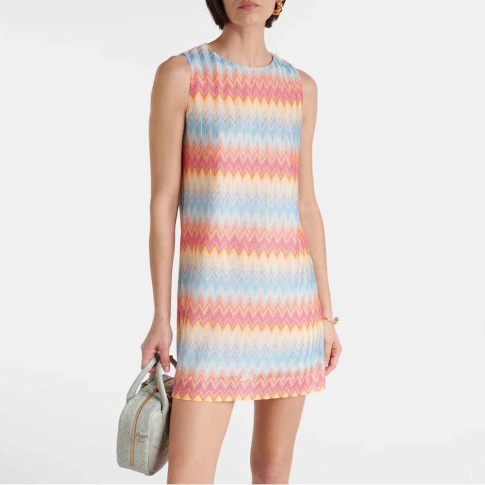 Missoni zig zag chevron shift dress